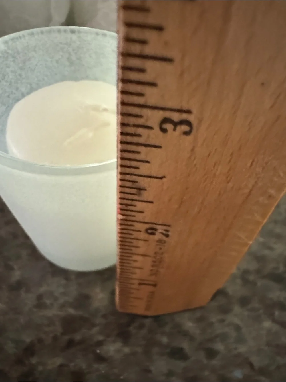 8 White Frosted Glass Votive Candle Set - Home Accents